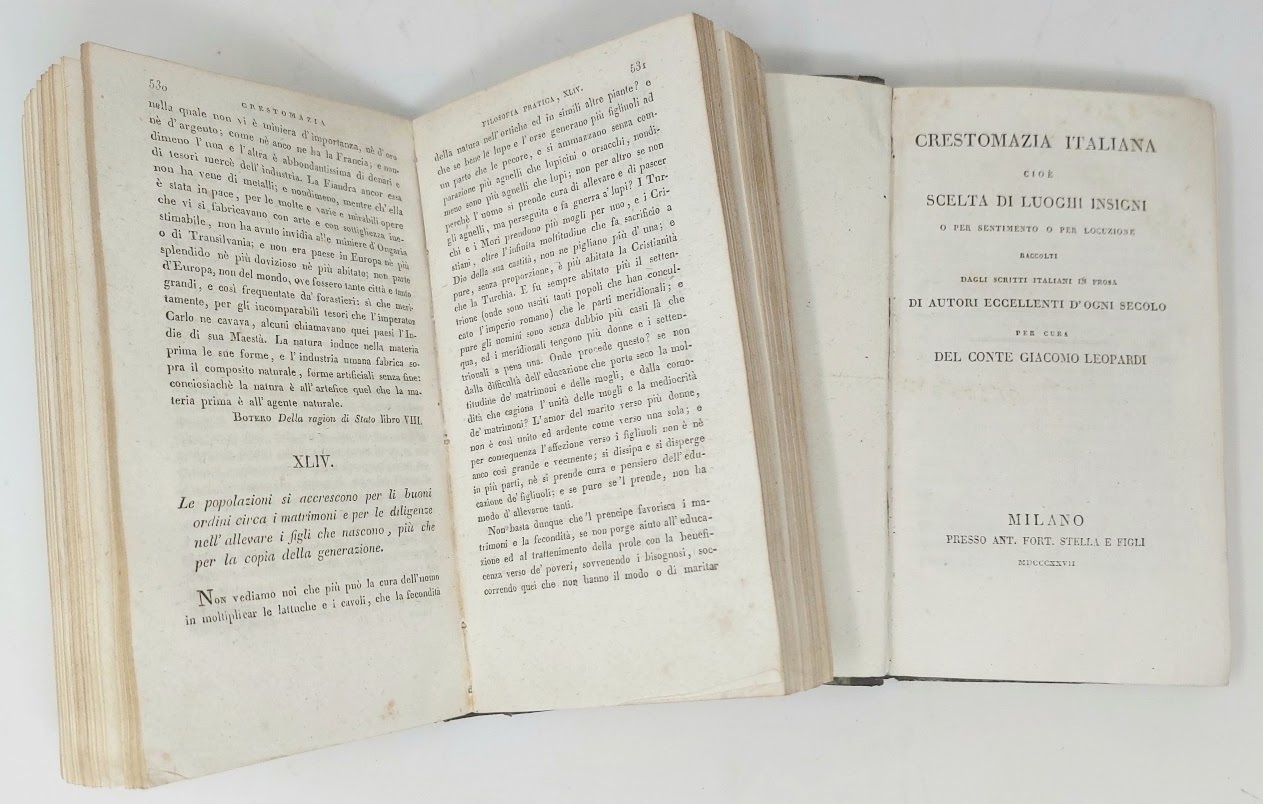Crestomazia Italiana (in prosa) cio&amp;egrave; Scelta di Luoghi Insigni o …