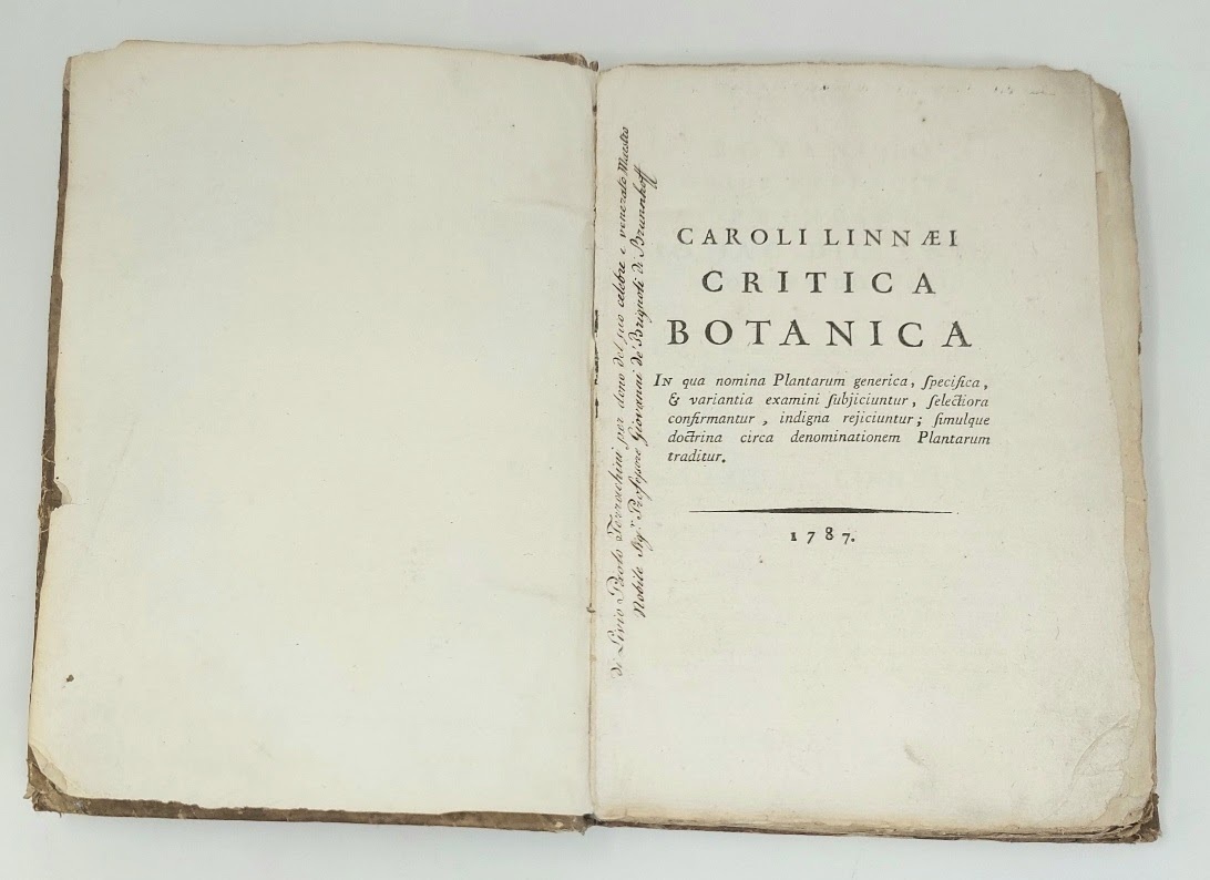 Critica botanica in qua nomina plantarum generica, specifica et variantia …