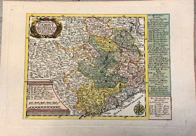 Das hertzogthum Piemont nebst dem hertzogthum Montferat