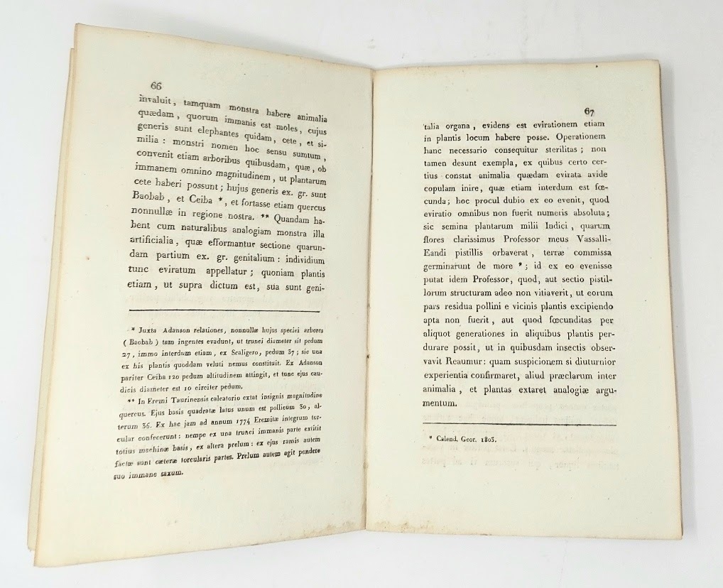 De Animalium et Plantarum analogia. Dissertatio.