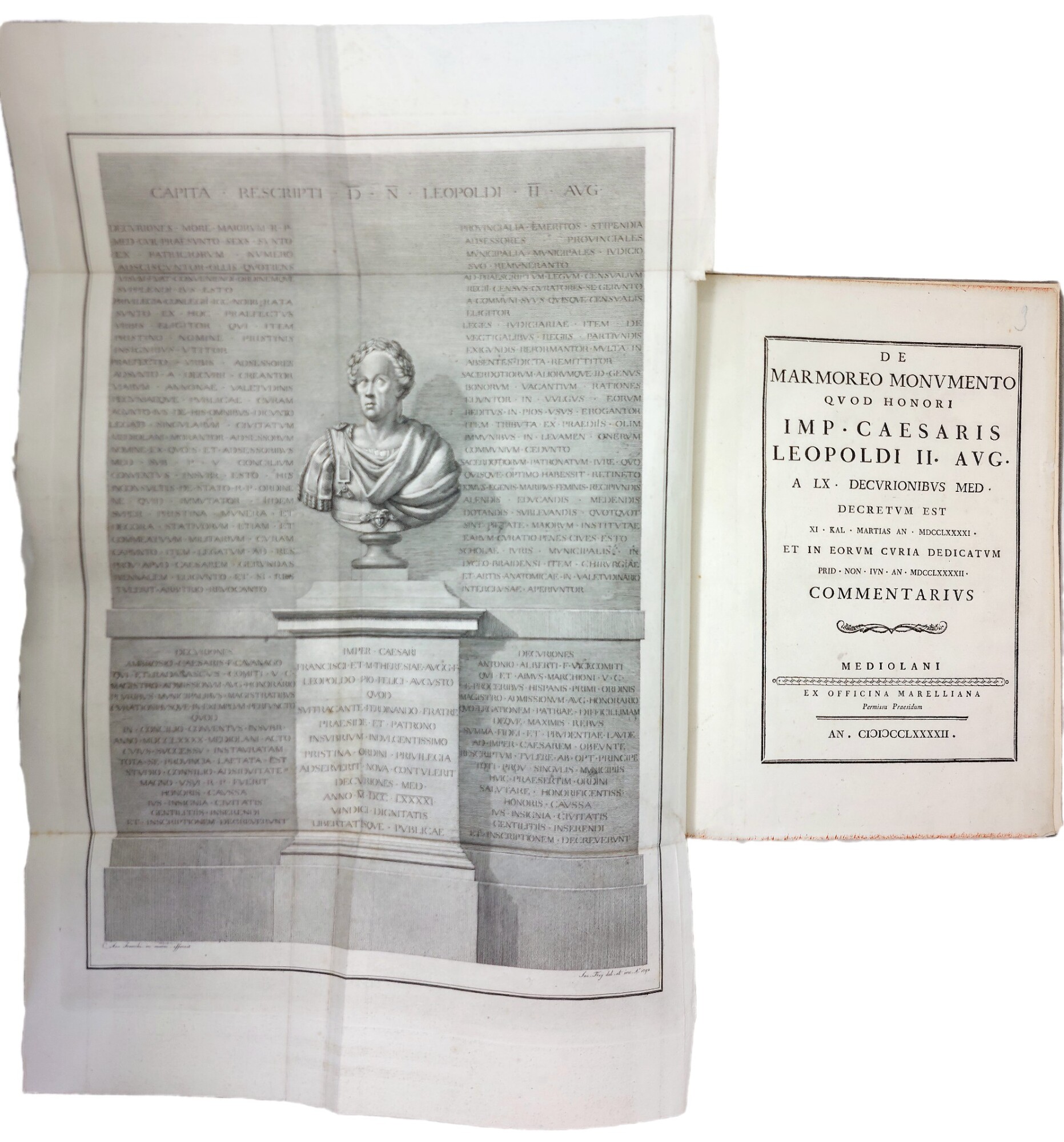 De marmoreo monumento quod honori Imp. Caesaris Leopoldi II Aug. …
