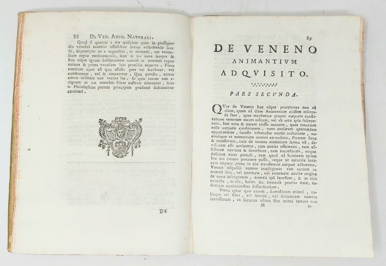 De veneno animantium naturali et adquisito tractatus.&amp;nbsp;Editio italica secunda emendatior …