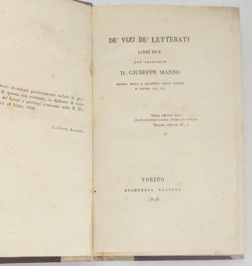 De' Vizi de' Letterati libri due.