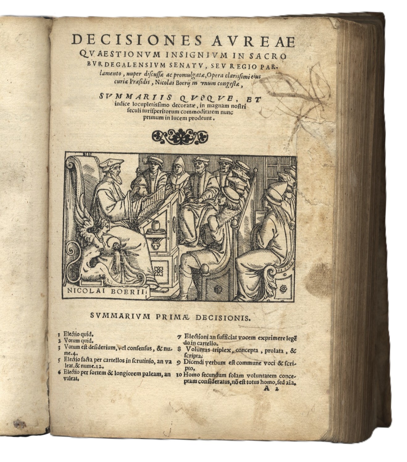 Decisionum Pars prima, quae olim in sacro Burdegalensium Senatu discussae …