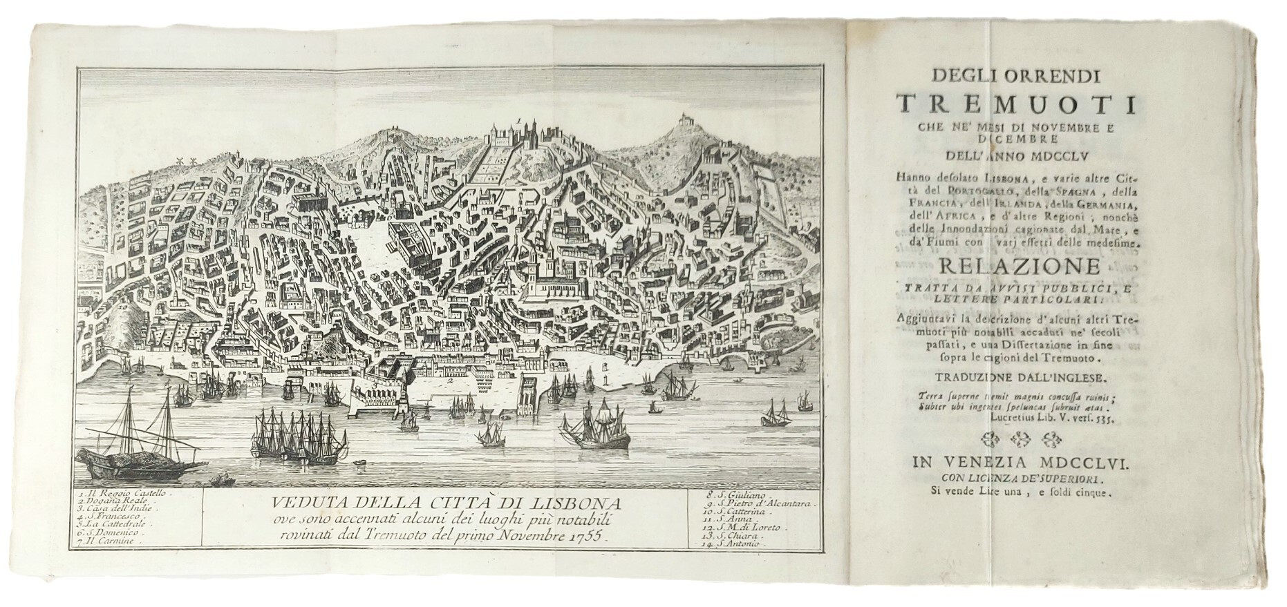Degli orrendi tremuoti che ne' mesi di Novembre e Dicembre …