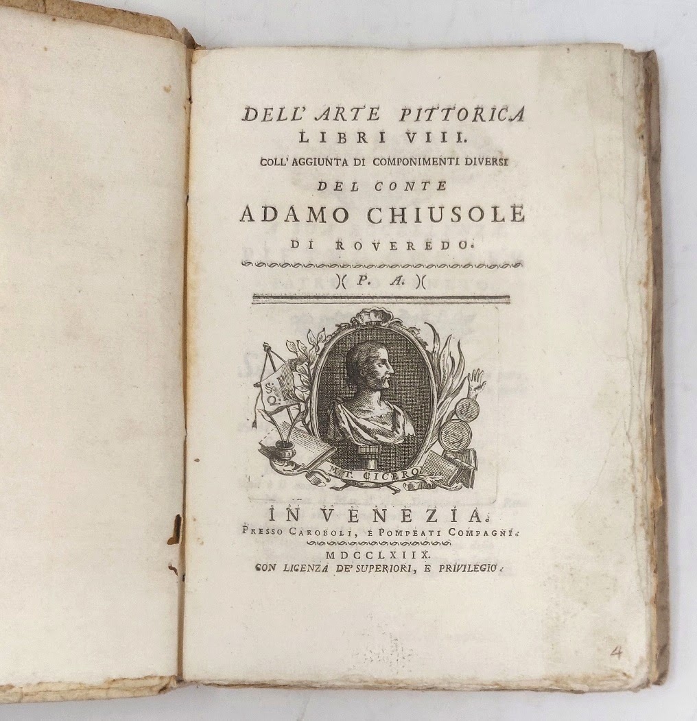 Dell'arte pittorica libri VIII. Coll'aggiunta di componimenti diversi.