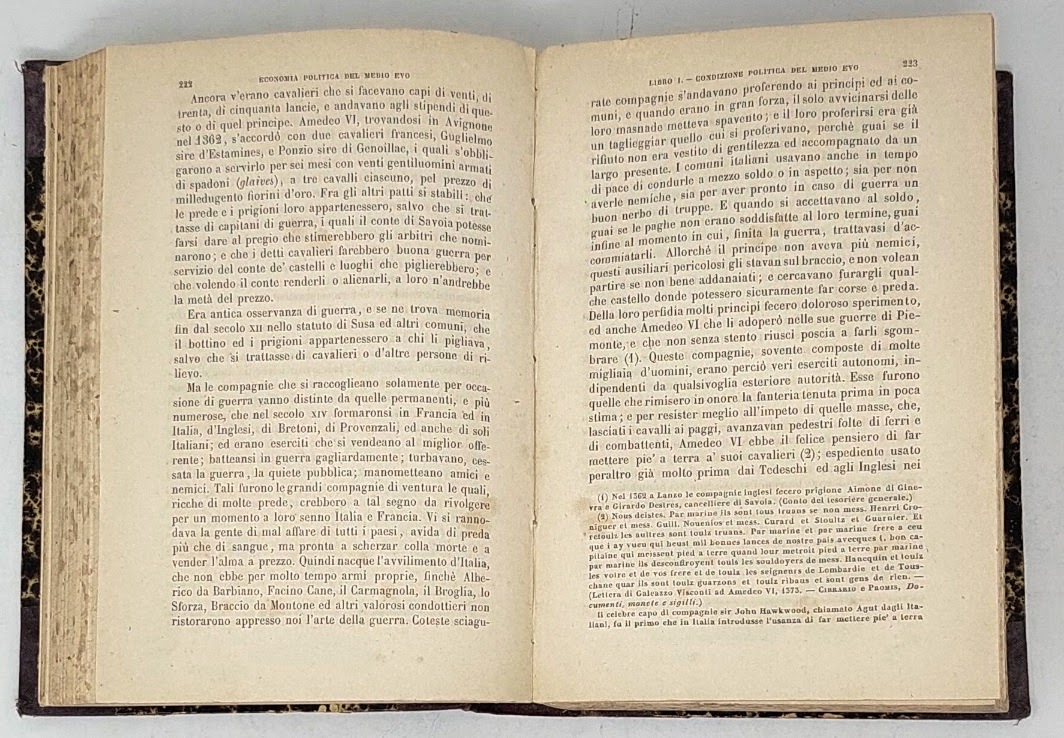 Della Economia Politica del Medio Evo, libri tre.