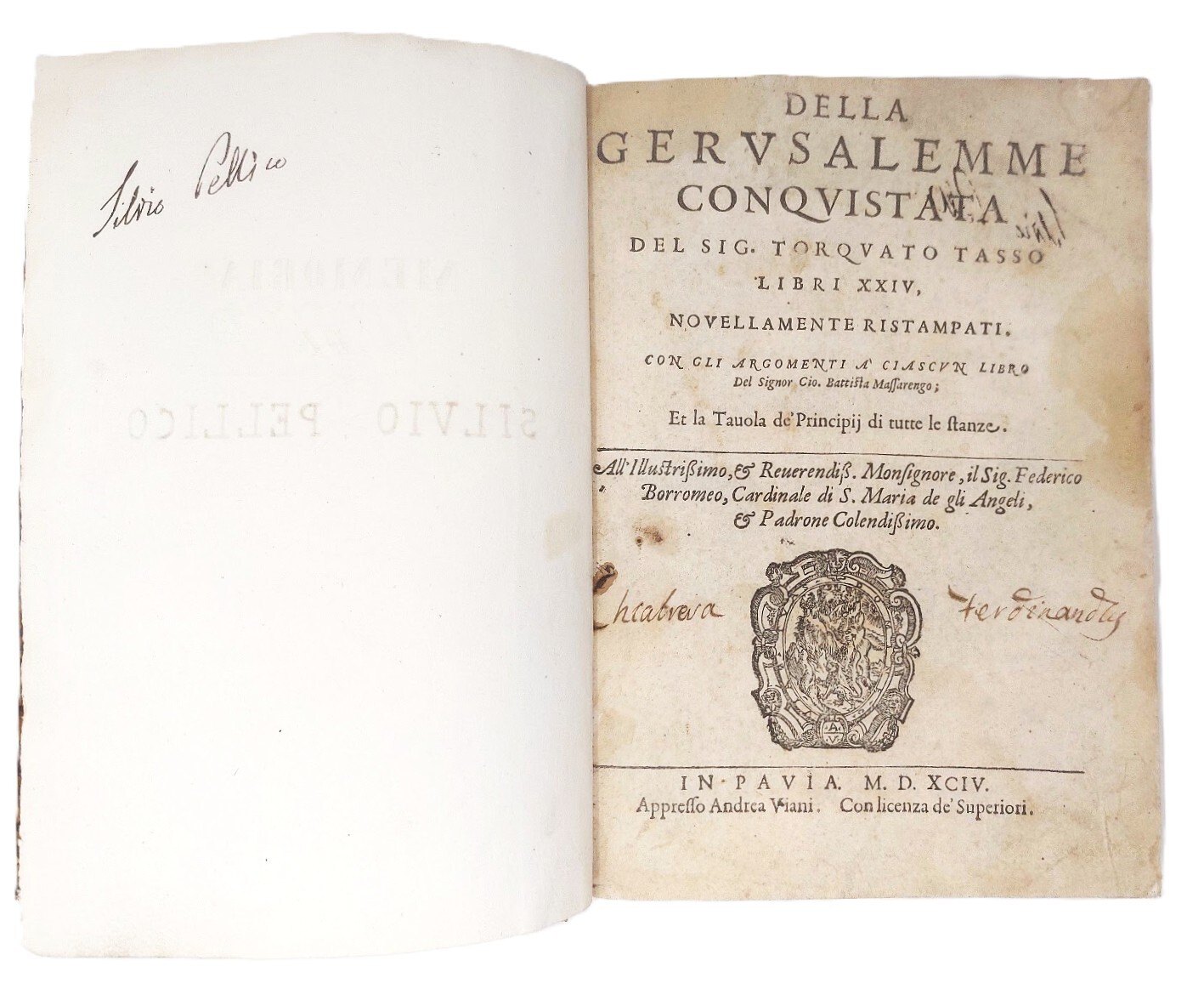 Della Gerusalemme Conquistata Libri XXIV,&amp;nbsp;novellamente ristampati. Con gli argomenti di …