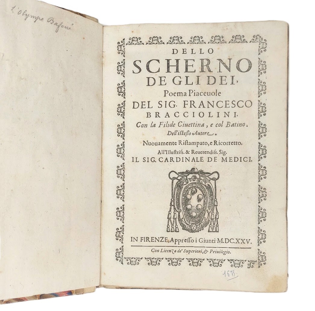Dello Scherno degli Dei, poema piacevole. Con la Filide Civettina, …