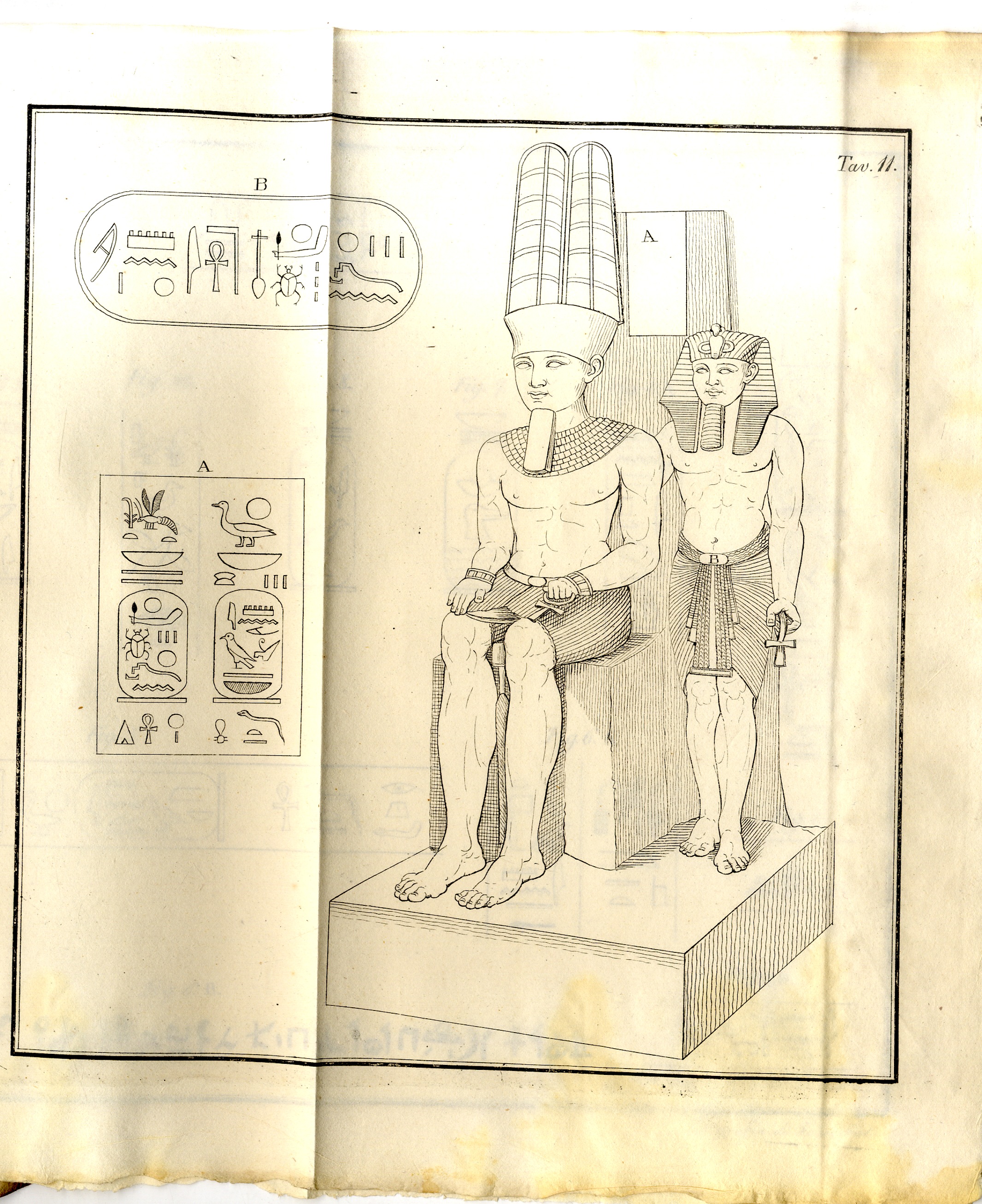 Descrizione dei monumenti egizi del Regio Museo contenenti leggende reali.