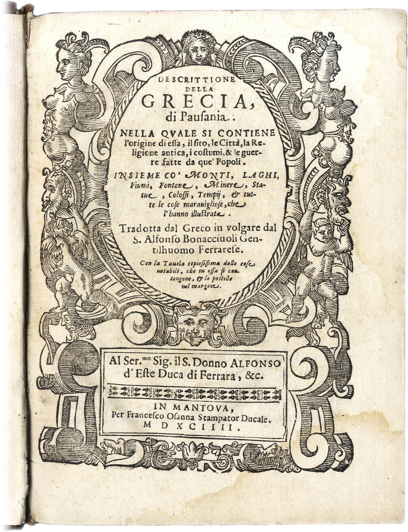 Descrittione della Grecia. Nella quale si contiene l'origine di essa, …