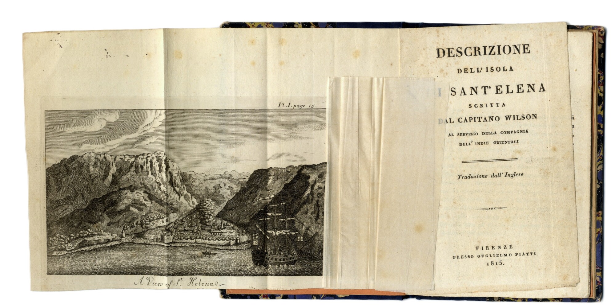 Descrizione dell'isola di Sant'Elena.