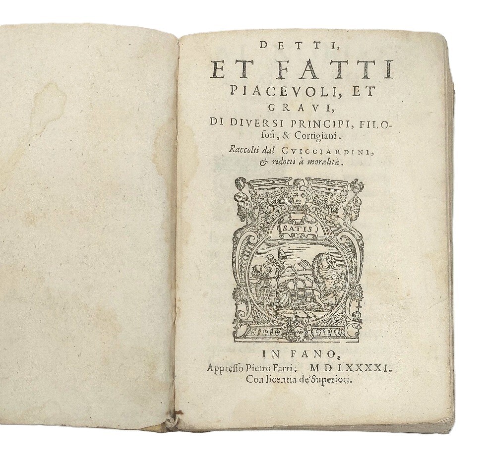 Detti, et Fatti Piacevoli, et Gravi, di diversi principi, filosofi. …