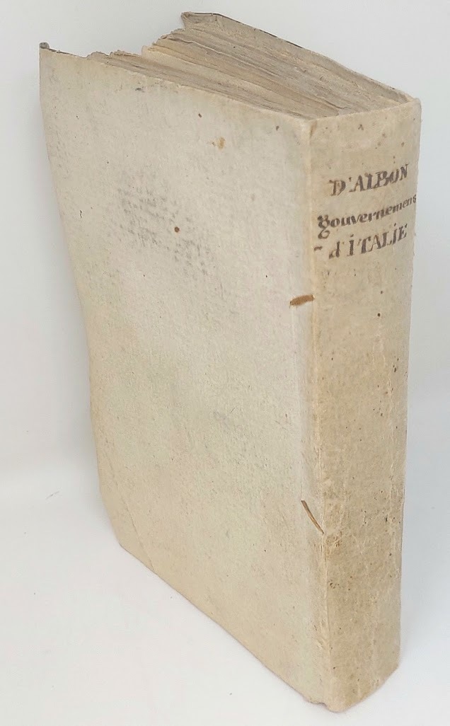 Discours politiques, historiques et critiques, sur quelques gouvernements de l'Italie