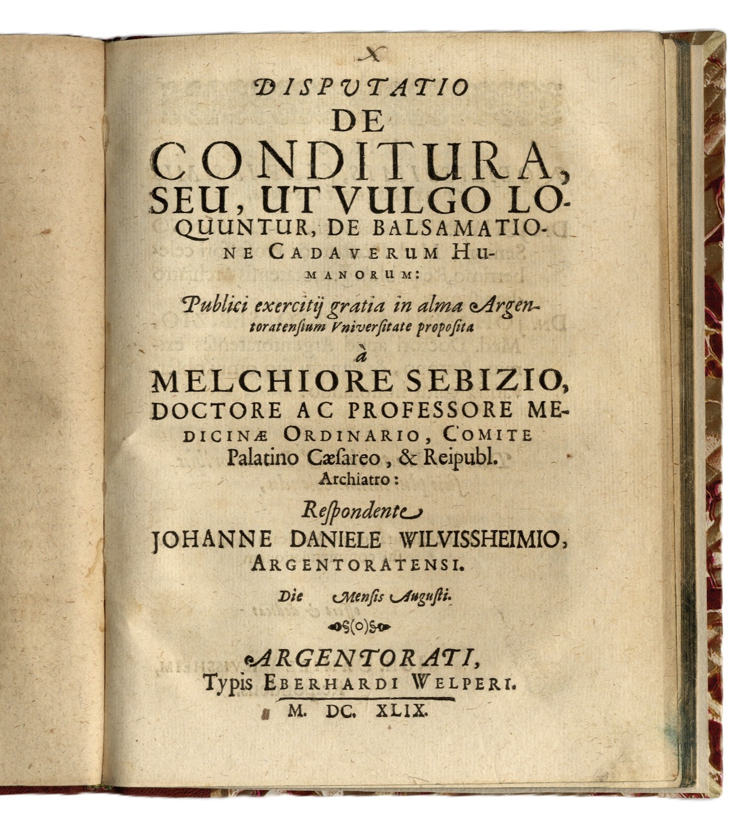 Dissertatio peri theiou de Divino, quod Hippocrates in Morbis considerandum …
