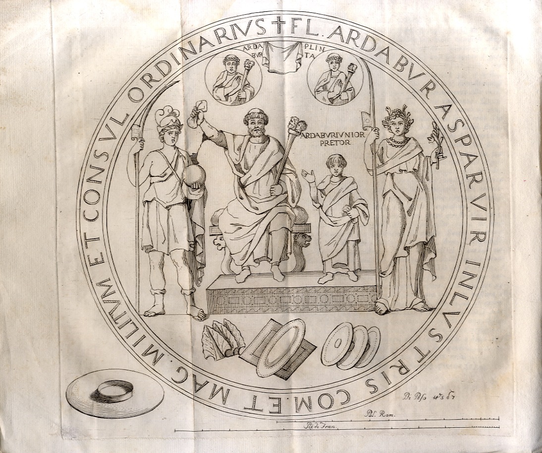 Dissertazione sopra un clipeo votivo spettante alla famiglia Ardaburia