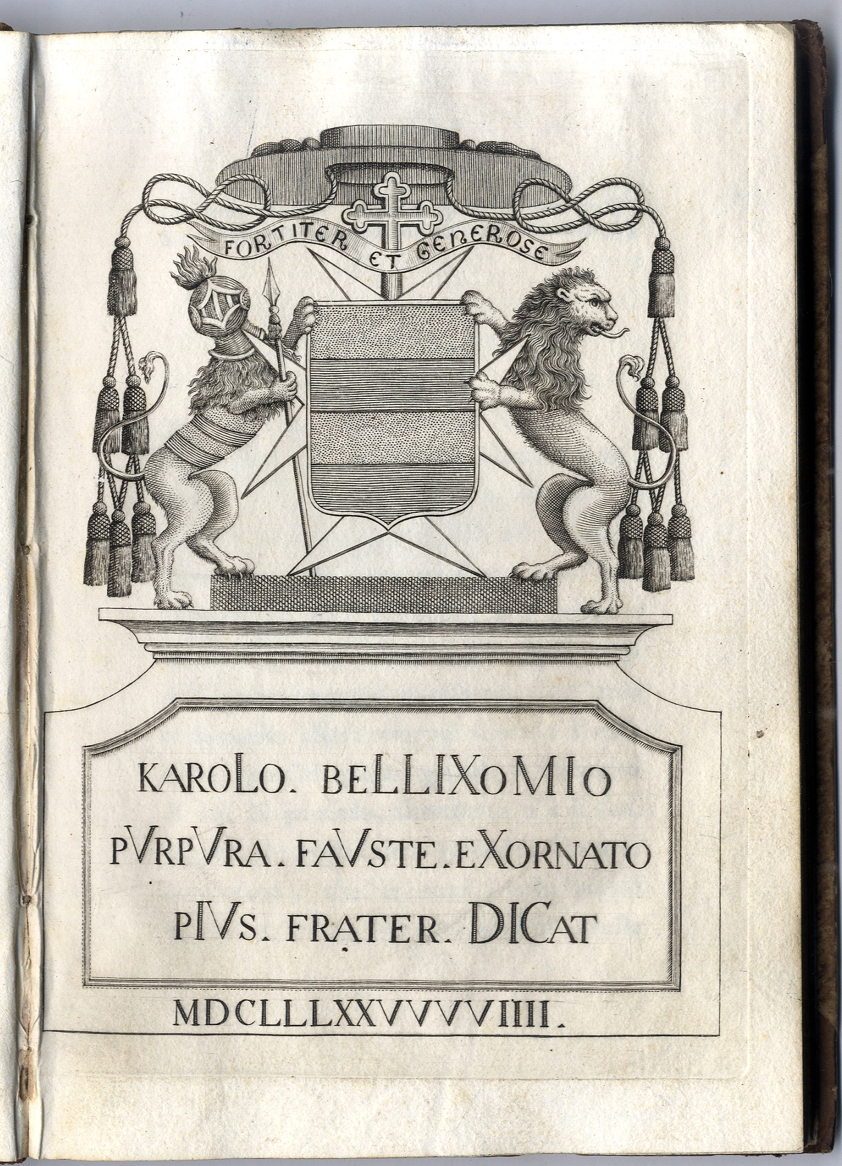 Elogio dell'eminentissimo Cardinale Carlo Bellisomi patrizio pavese.