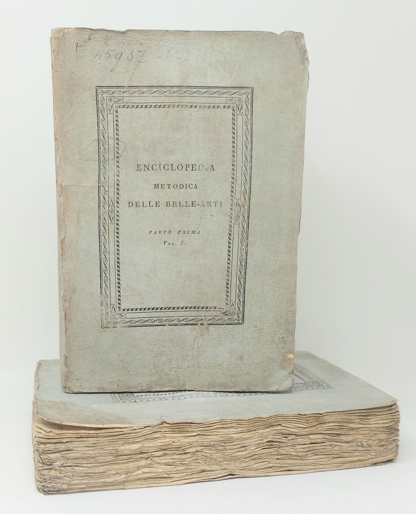 Enciclopedia metodica critico-ragionata delle Belle Arti.&amp;nbsp;Parte prima vol. I - …