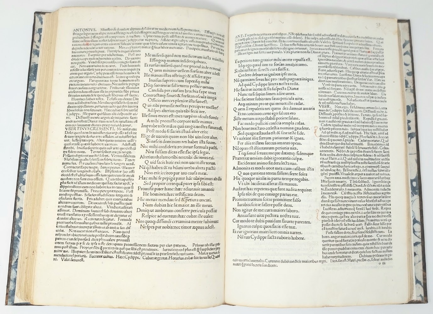 Epistolae Heroides Ovidii cum duobus commentis (Antonius Volscus et Hubertinus …