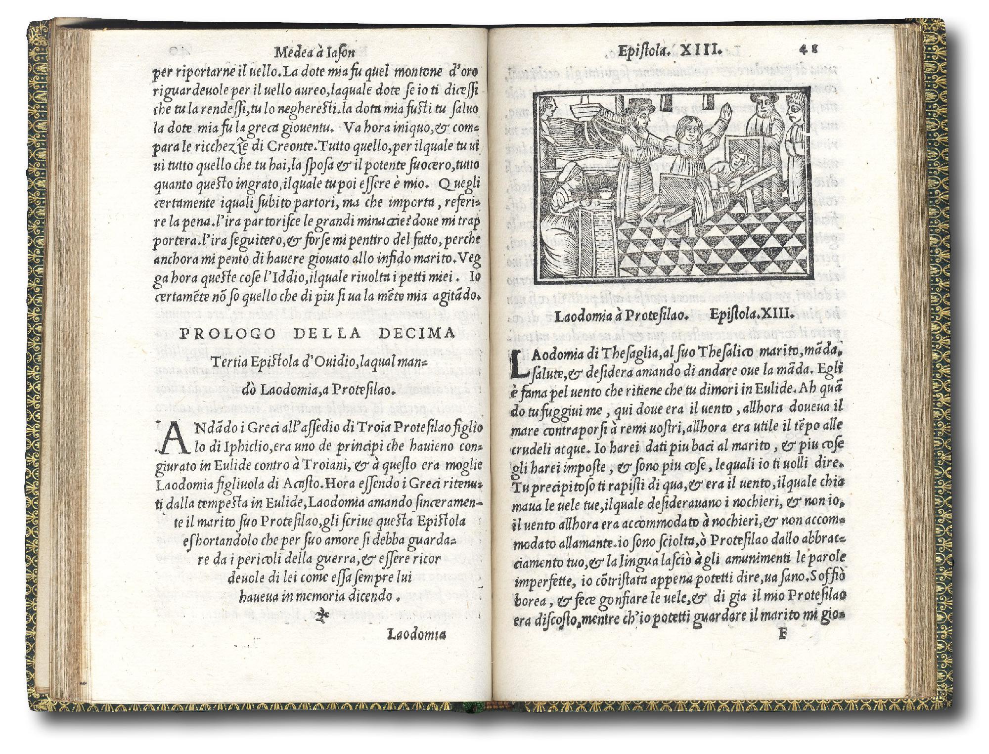 Epistole d'Ovidio, di latino in lingua toscana tradotte, et nuovamente …