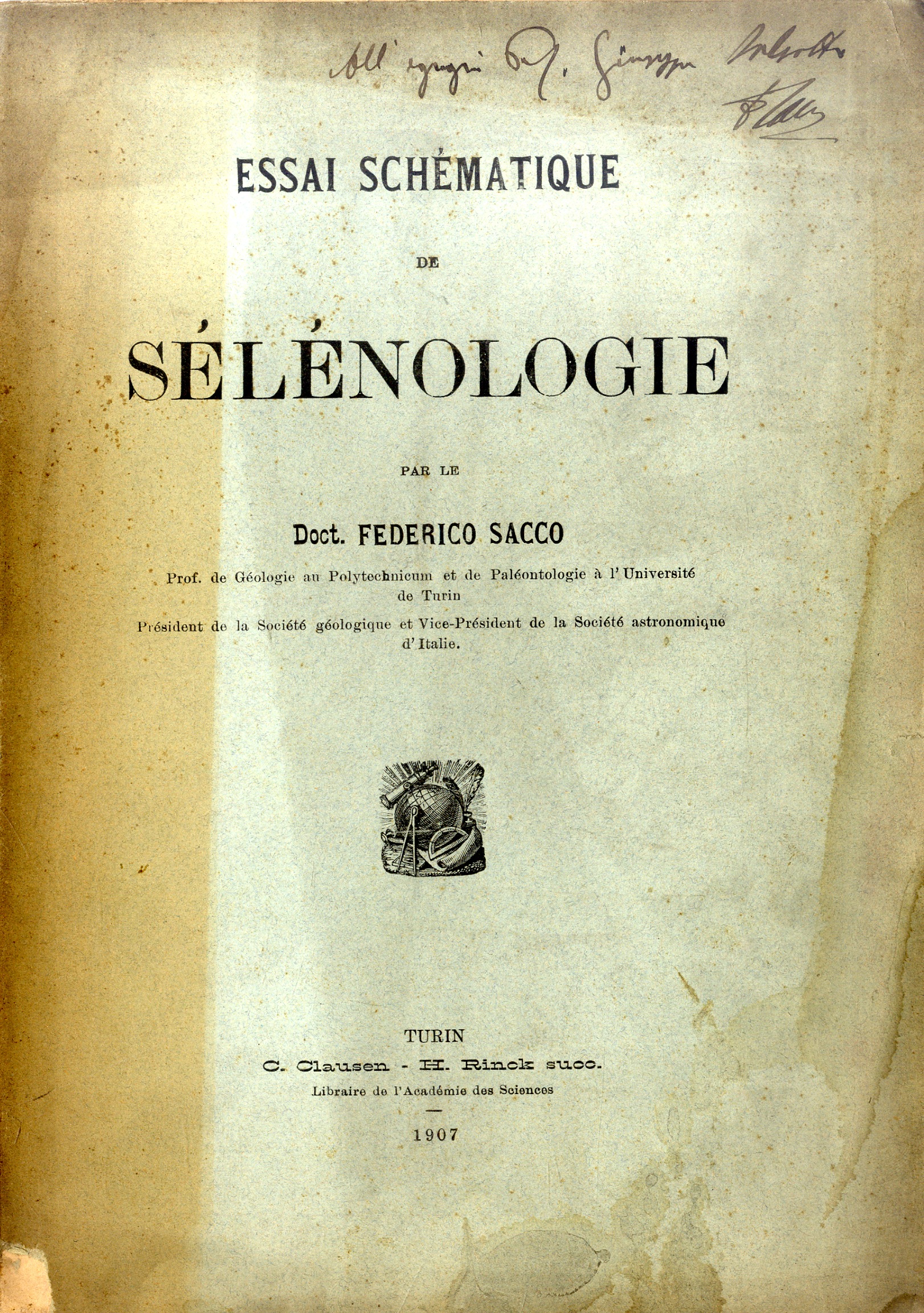 Essai schématique de la sélénologie