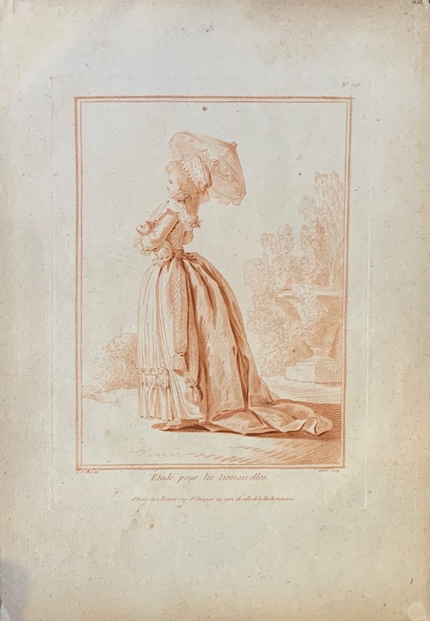 Etude pour les Demoiselles, n. 795: fanciulla con ombrellino parasole …