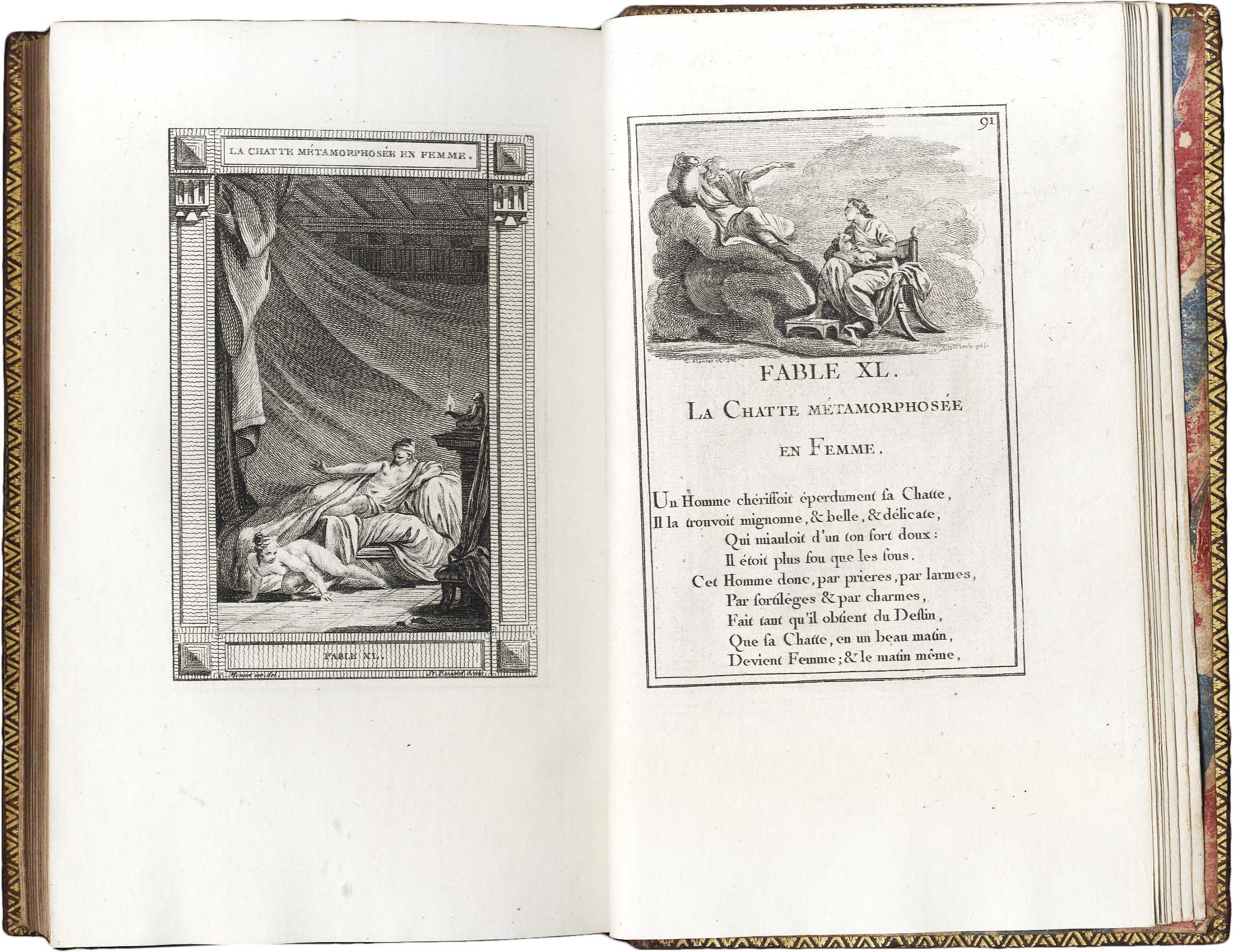 Fables choisies mises en vers. Nouvelle &amp;eacute;dition grav&amp;eacute;e en taille-douce, …