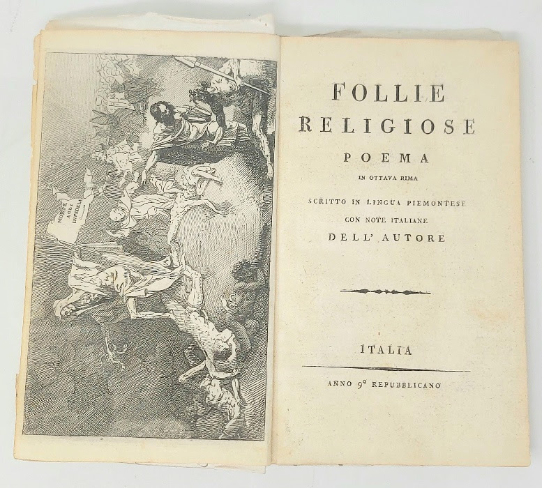 Follie Religiose (Foulie Religiouse). Poema in ottava rima scritto in …