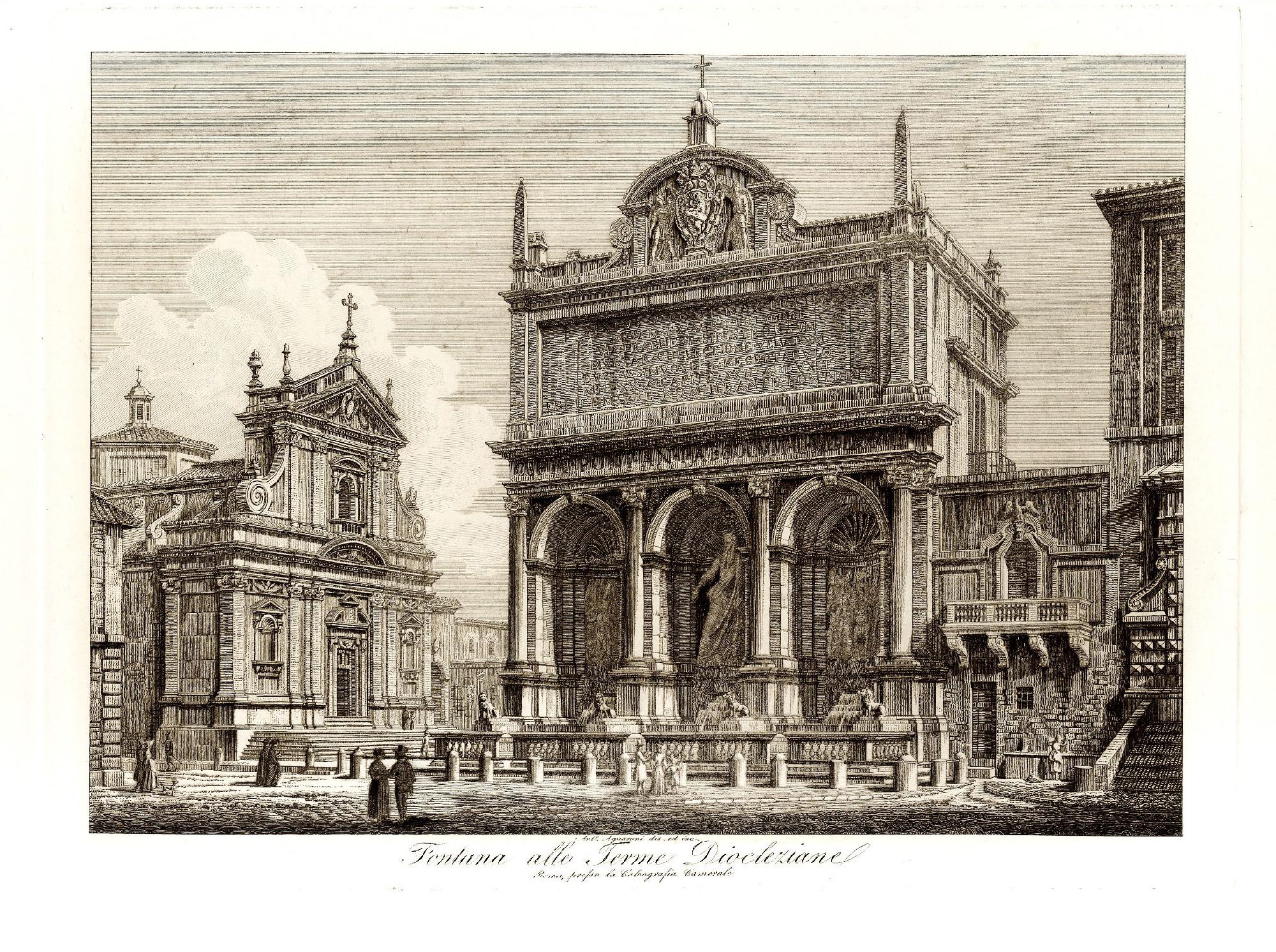 Fontana alle Terme Diocleziane.