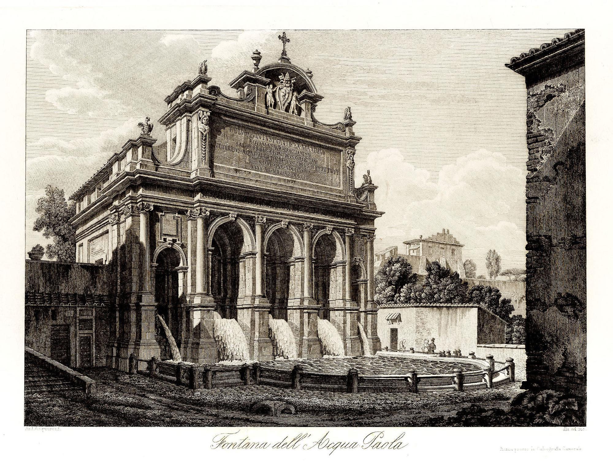 Fontana dell'Acqua Paola.