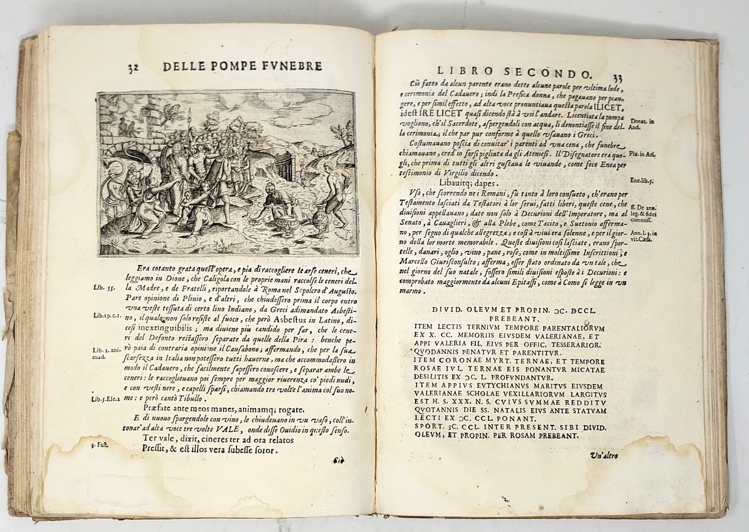 Funerali antichi di diversi popoli, et nationi; (legato con:)&amp;nbsp; Pompe …