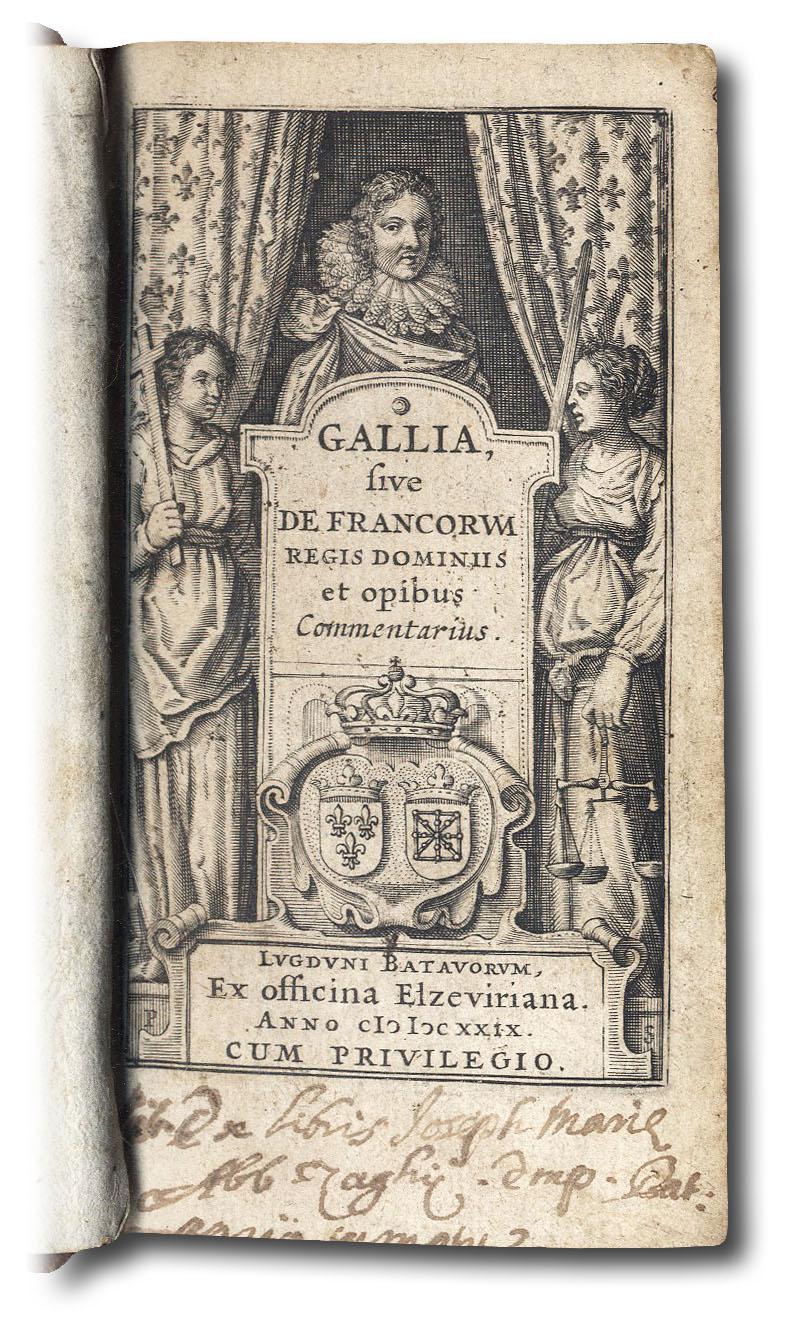 Gallia, sive de Francorum Regis Dominiis et opibus Commentarius.