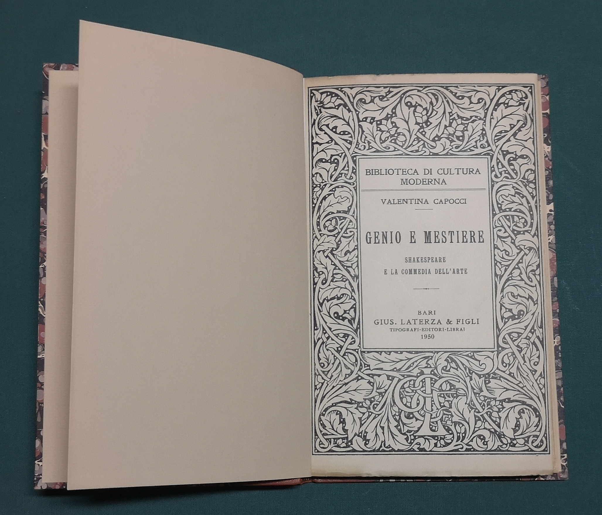 Genio e mestiere: Shakespeare e la Commedia dell'arte.