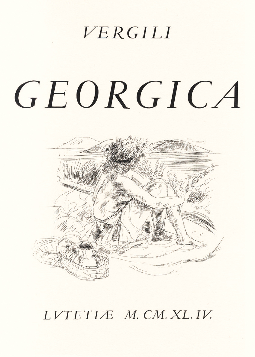 GEORGICA - LES G&amp;Eacute;ORGIQUES Illustr&amp;eacute;es d&amp;rsquo;eaux-fortes par DUNOYER DE SEGONZAC. …
