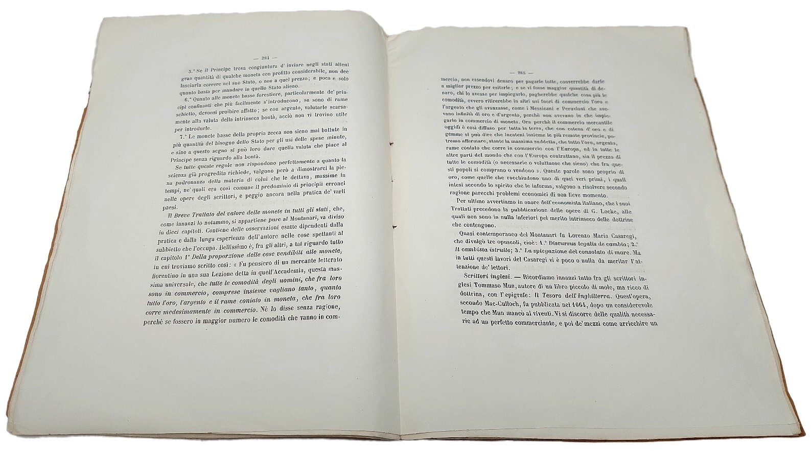 Giovanni Law e gli economisti suoi contemporanei.