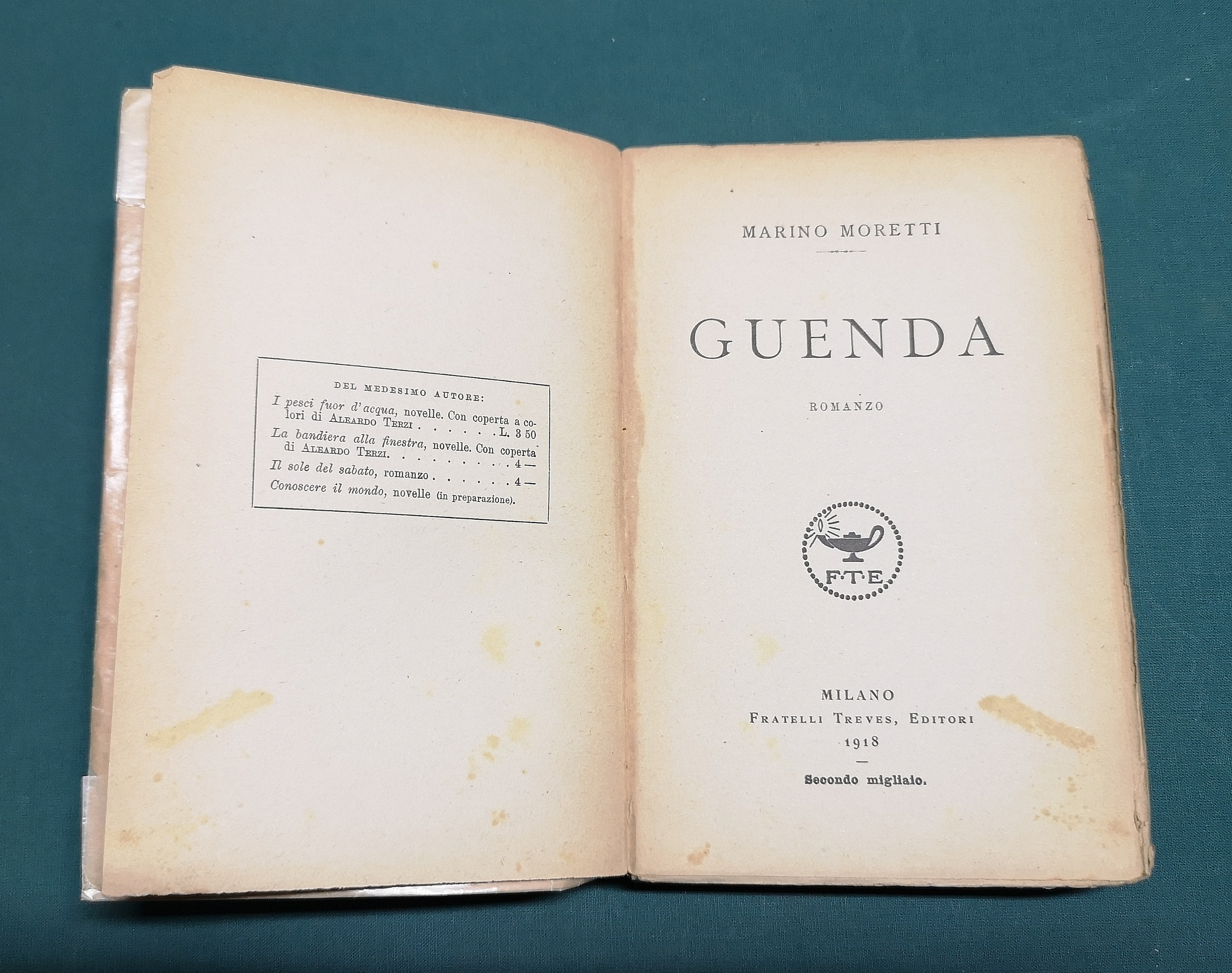 Guenda. Romanzo.