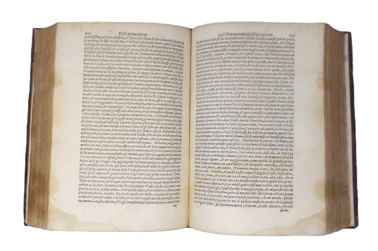 Hecatommithi, overo Cento Novelle... nelle quali s'esercita il vero parlar …