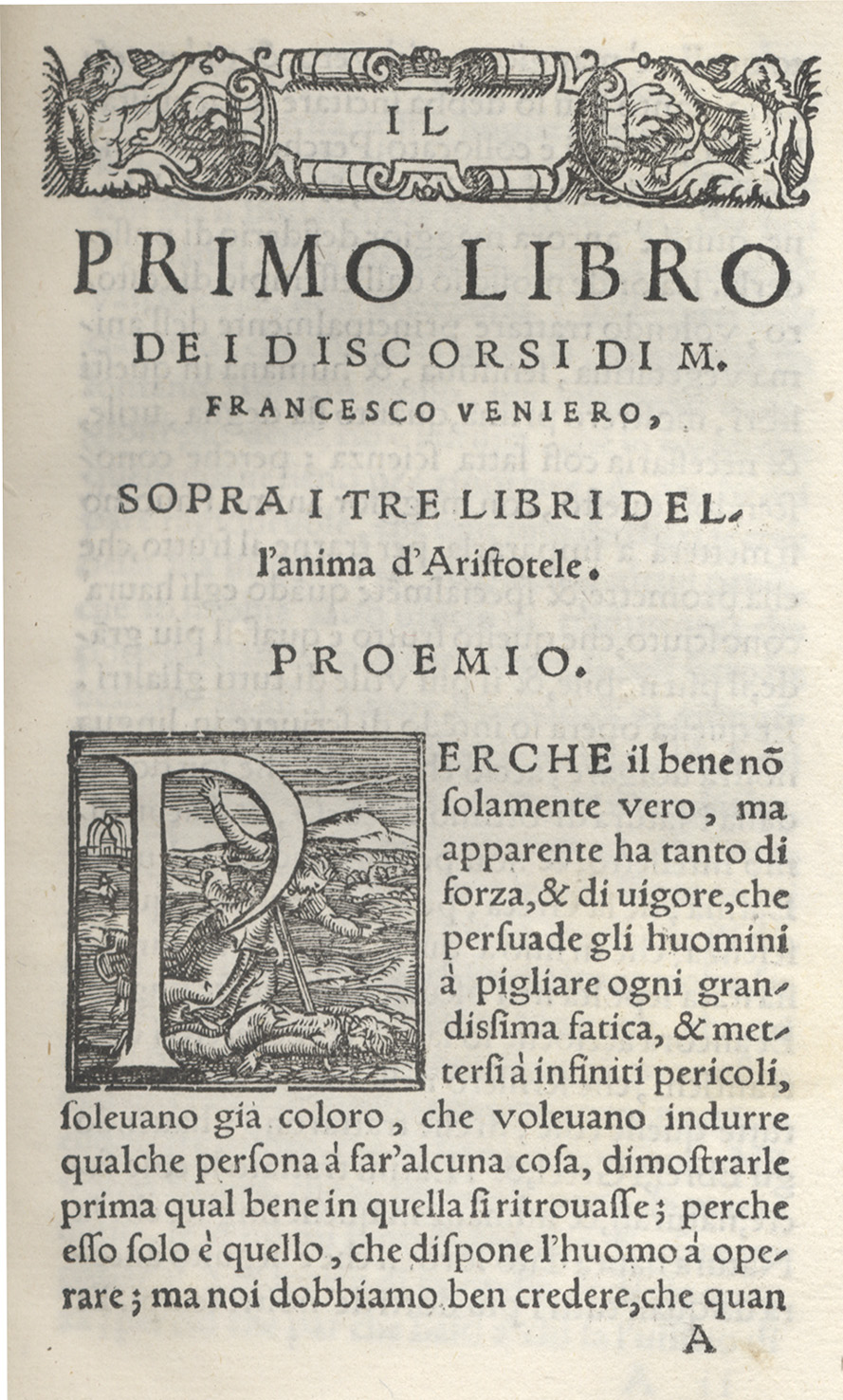 I Discorsi sopra i tre libri dell'Anima d'Aristotele, divisi in …