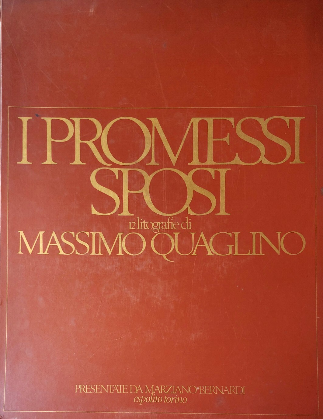 I Promessi Sposi. 12 litografie firmate dall'artista.