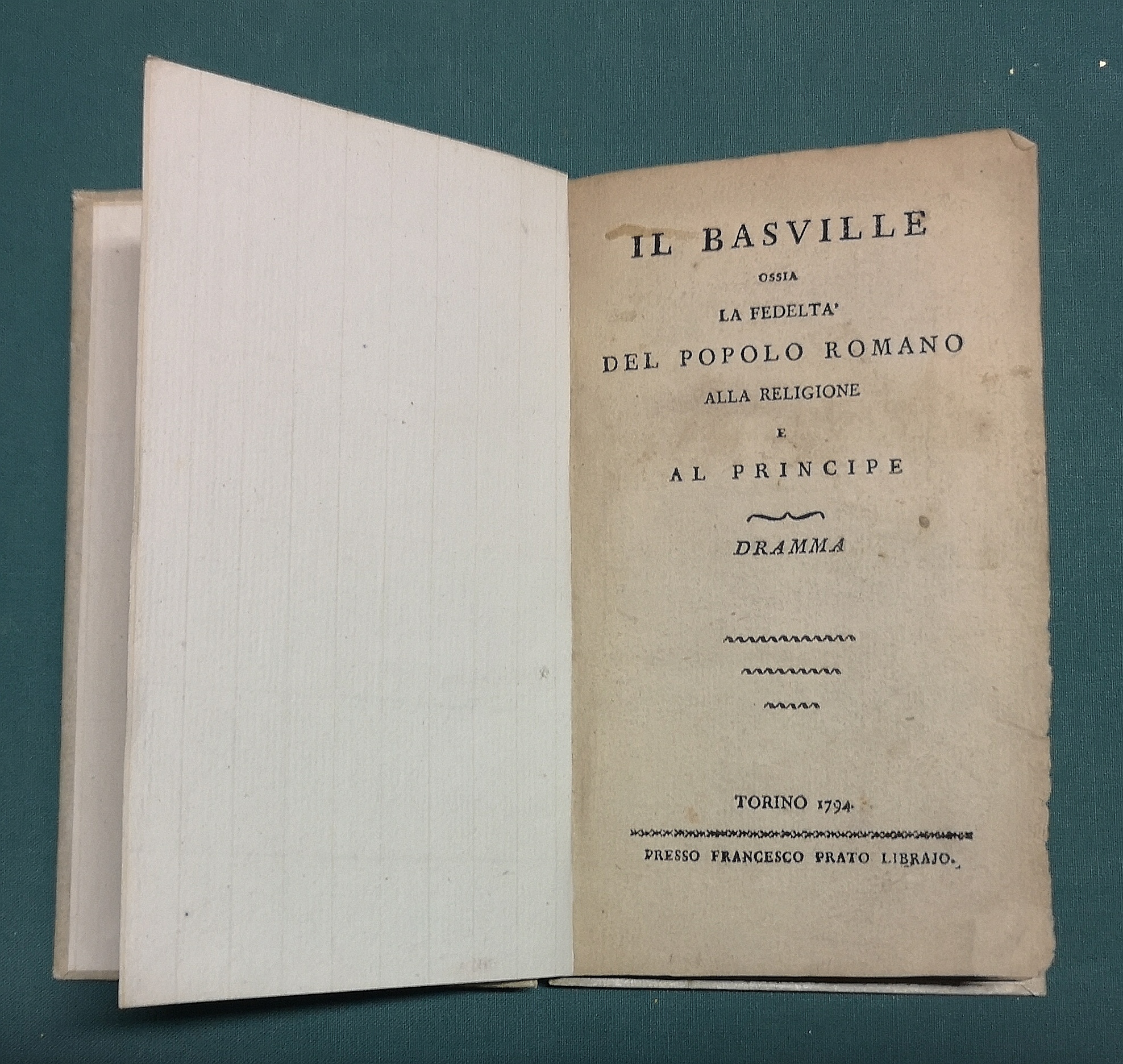 Il Basville, ossia la fedeltà del popolo romano alla religione …