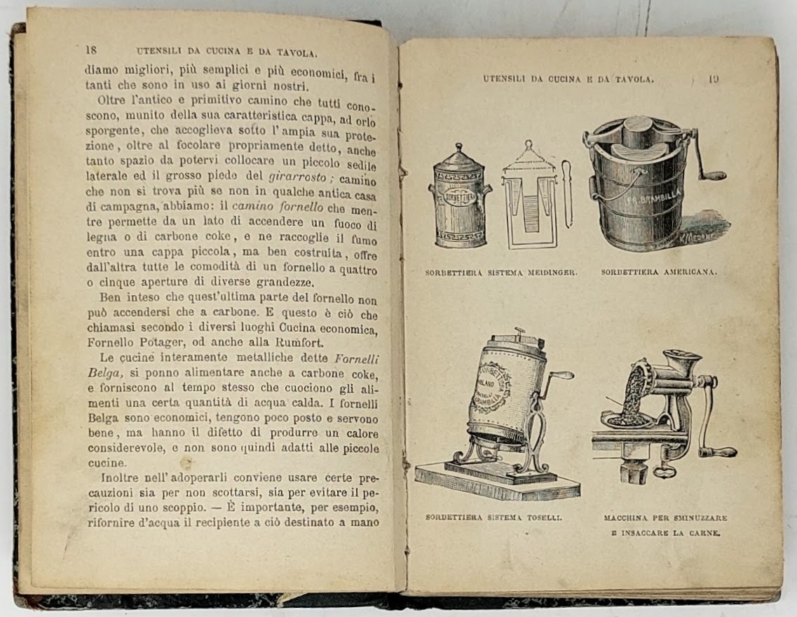 Il cuoco milanese&amp;nbsp;che contiene la cucina grassa, magra e d'olio, …