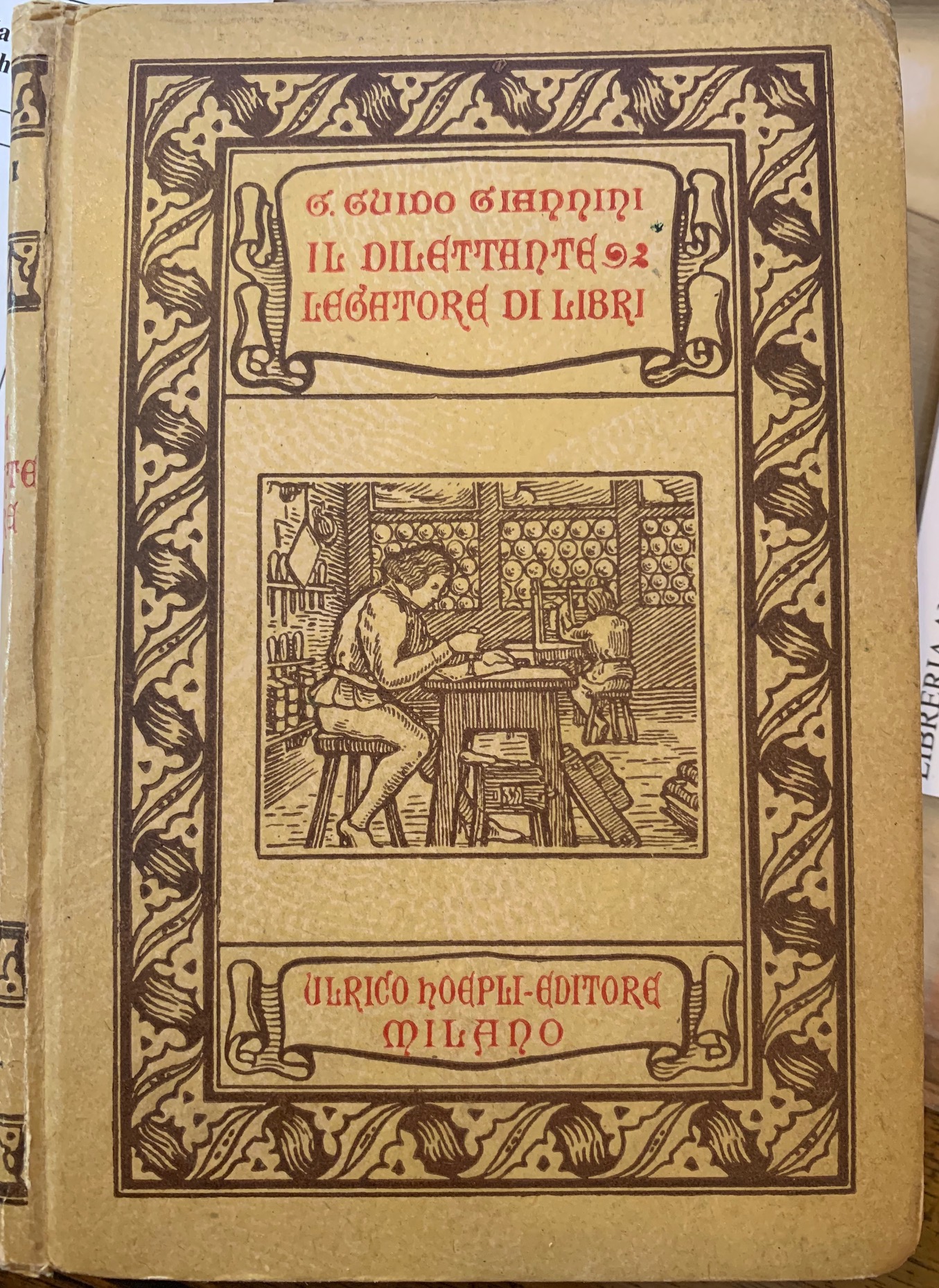 Il dilettante legatore di libri.