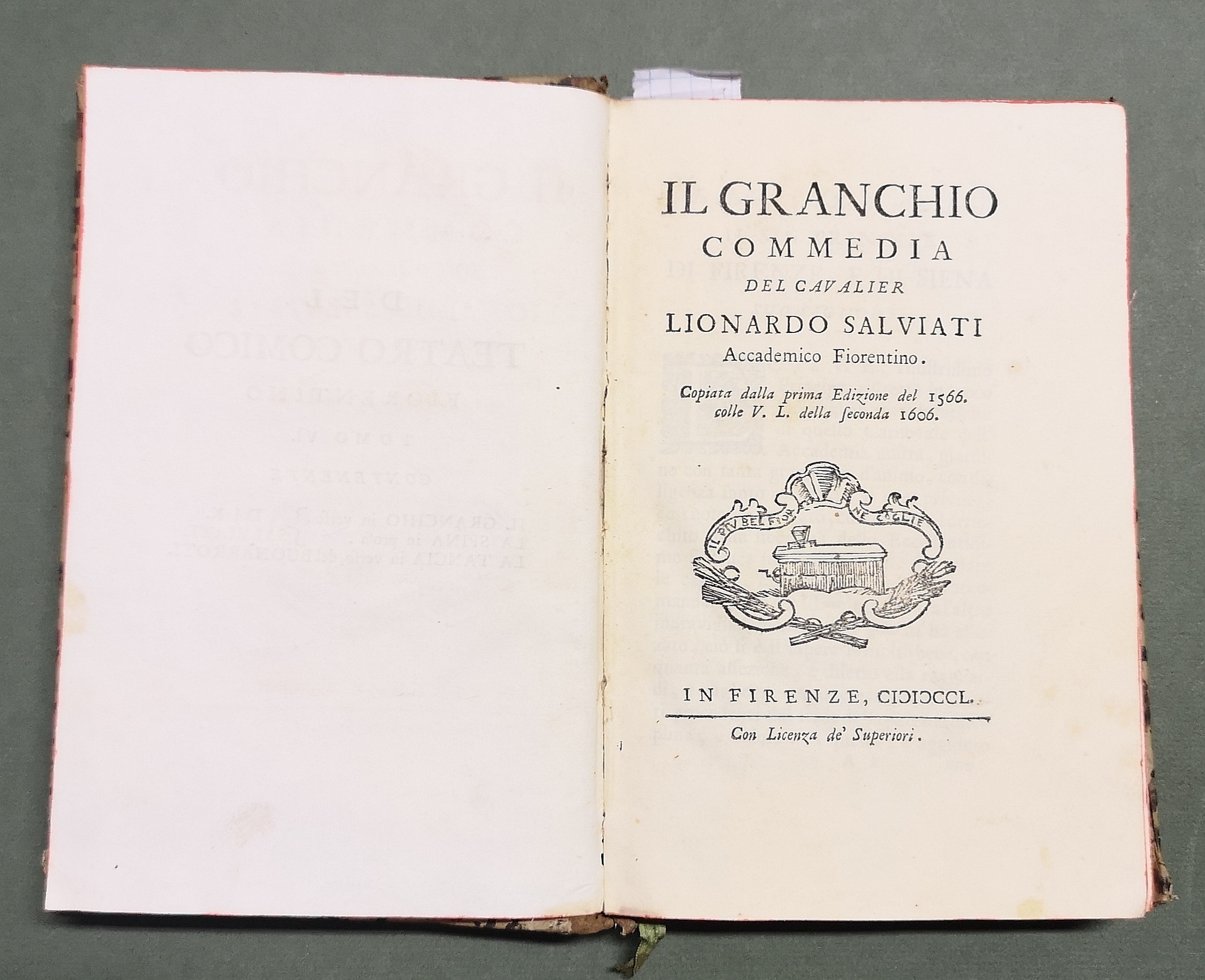 Il Granchio. Commedia.- (Segue, del medesimo:) La Spina. Commedia. - …