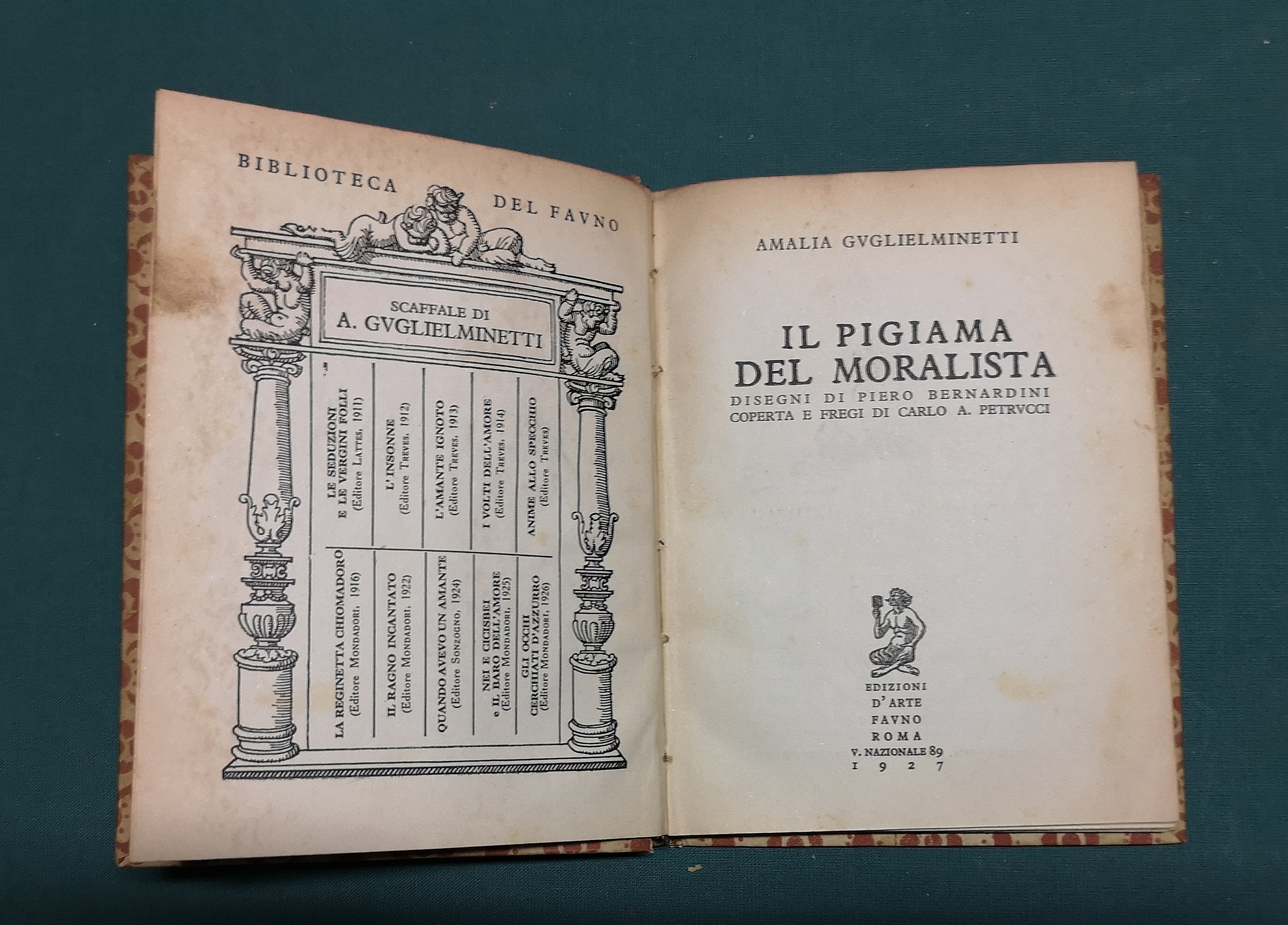 Il pigiama del moralista. Disegni di P. Bernardini, coperta e …