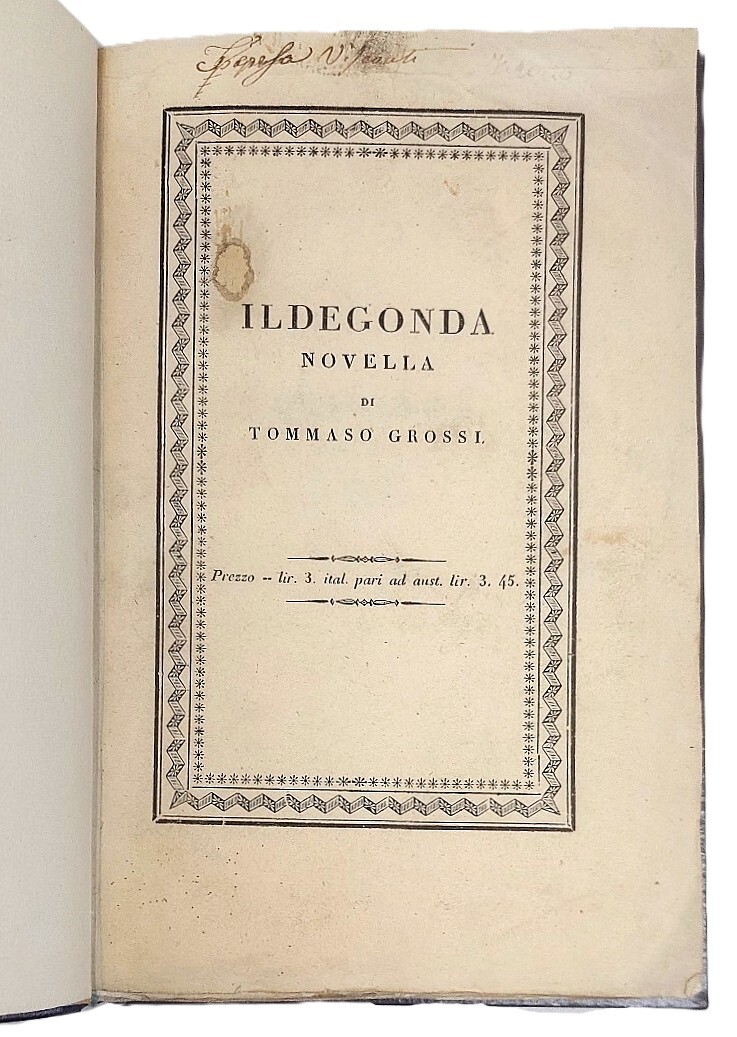 Ildegonda.&amp;nbsp;Novella.&amp;nbsp;