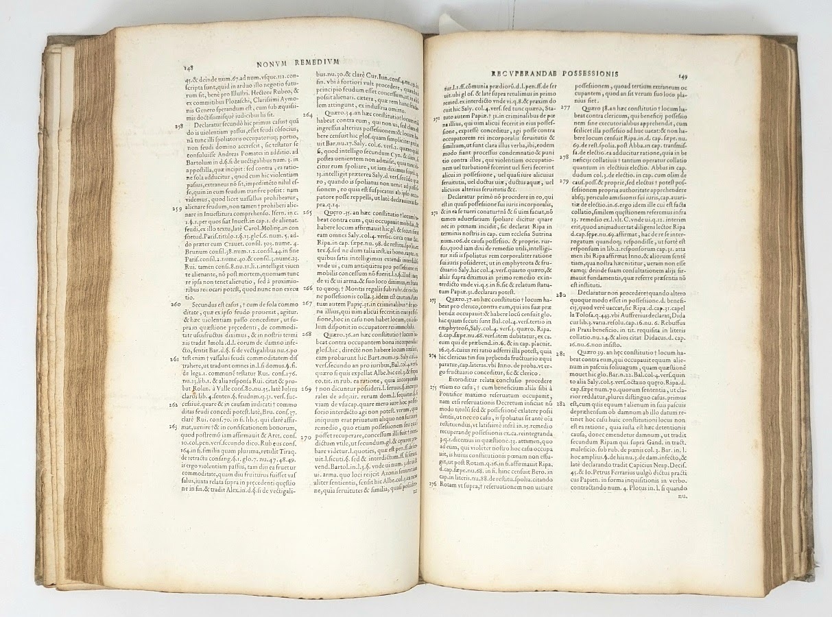 In omnes praecipuas recuperandae possessionis constitutiones commentaria. Responsa causae Finariensis&amp;hellip;