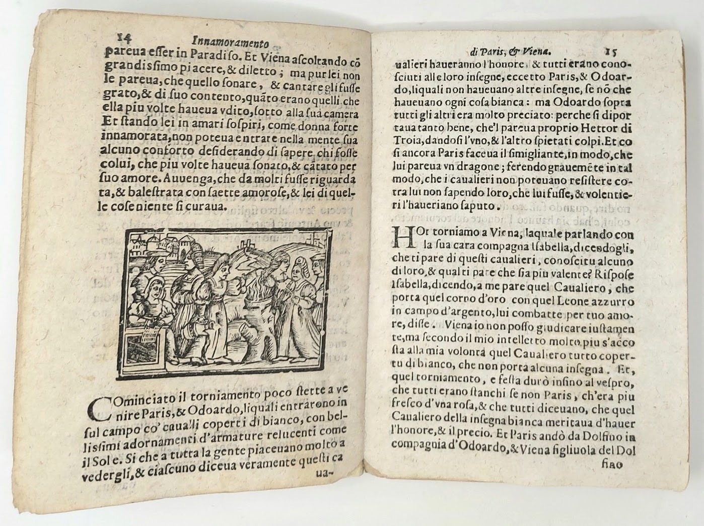 Innamoramento delli Nobili Amanti Paris et Viena. Opera bella et …