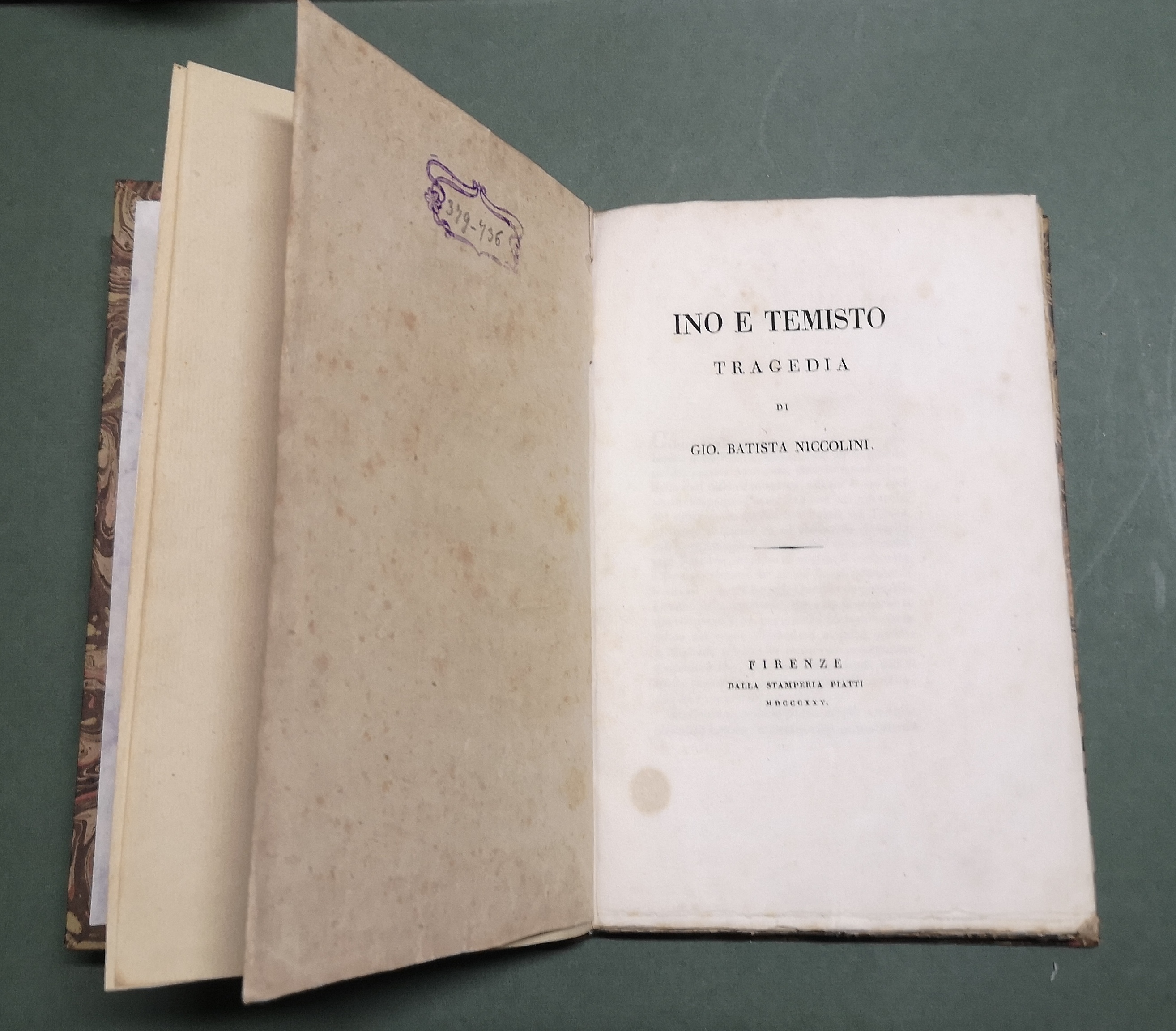 Ino e Temisto. Tragedia. (Segue, dello stesso autore:) Medea. Dramma …
