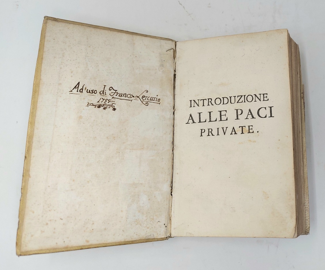 Introduzione alle paci private, composta, e dedicata all'altezza serenissima di …