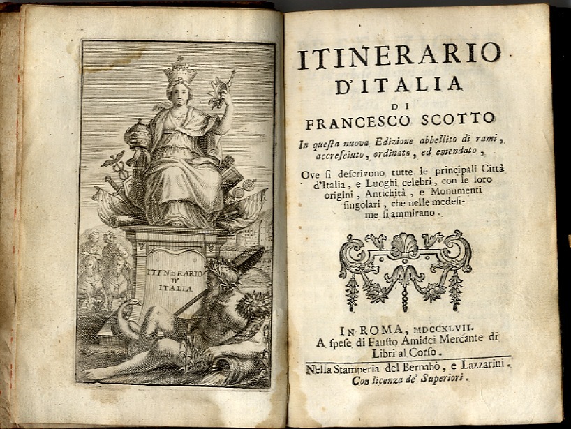 Itinerario d'Italia di Francesco Scotto.